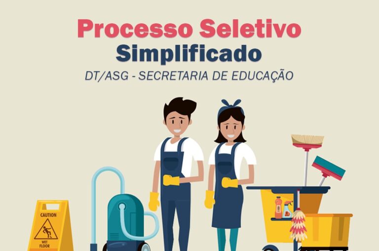 EDUCAÇÃO CONVOCA AUXILIARES DE SERVIÇOS GERAIS