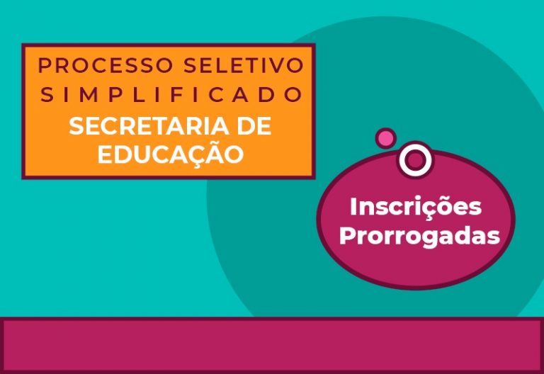 PRORROGADA INSCRIÇÕES PARA 16 VAGAS EM DIVERSOS CARGOS NA EDUCAÇÃO