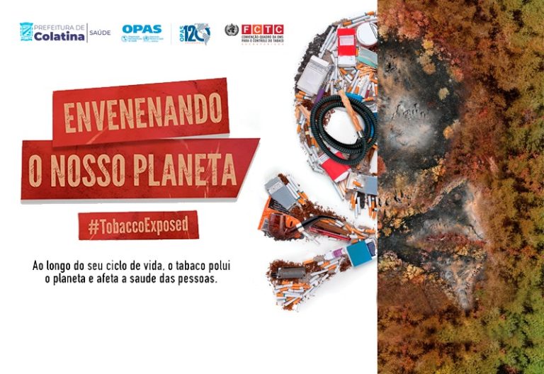 DIA MUNDIAL SEM TABACO ALERTA PARA AMEAÇAS DO FUMO À SAÚDE HUMANA E AO MEIO AMBIENTE