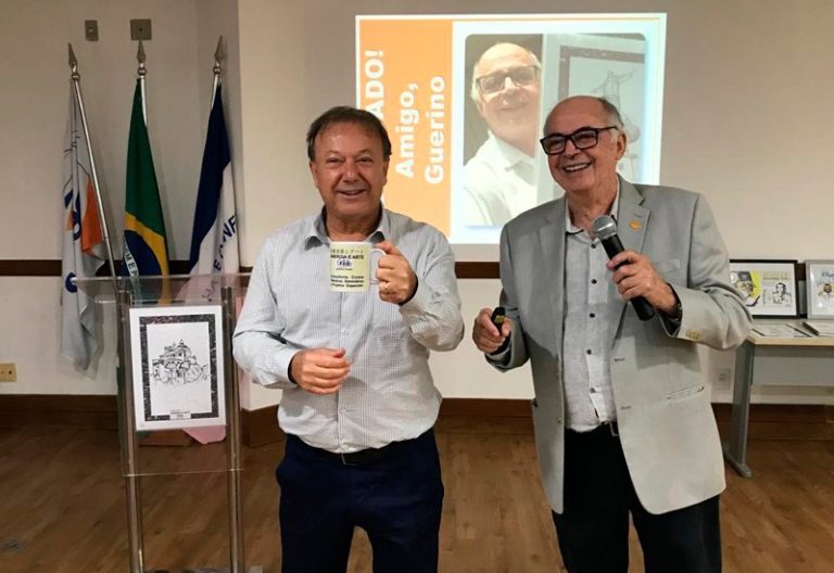 PALESTRA ENCERRA EXPOSIÇÃO SINERGIA E ARTE, DE GETÚLIO APOLINÁRIO