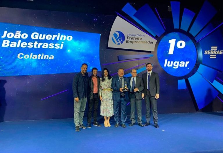 GUERINO BALESTRASSI VENCE PRÊMIO SEBRAE PREFEITO EMPREENDEDOR NA CATEGORIA EMPREENDEDORISMO NA ESCOLA