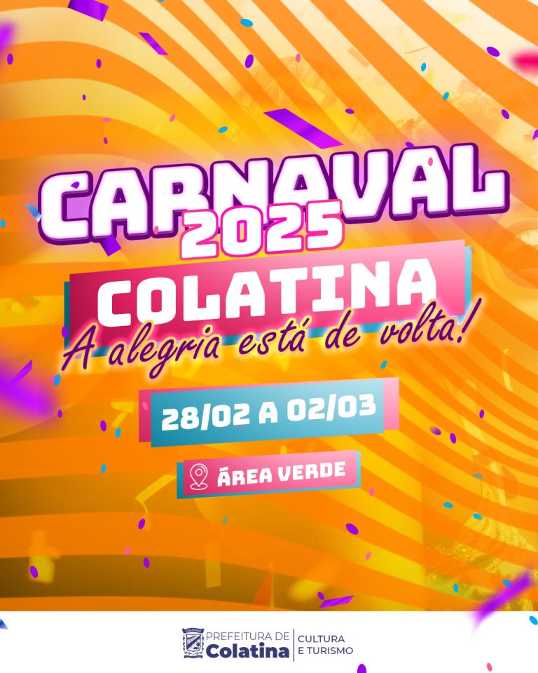 Carnaval de Colatina 2025: A folia vai começar