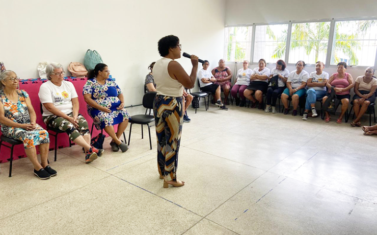 Serviço de Convivência e Fortalecimento de Vínculos promove atividades para adultos e idosos no CRAS Colúmbia